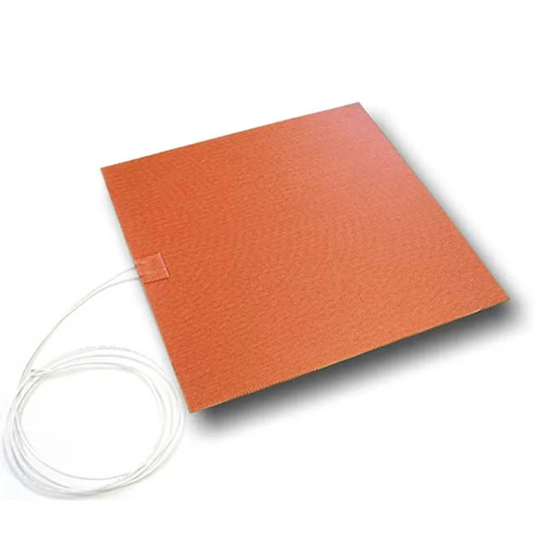 400*500 мм Нагревательный коврик для 3d принтера гибкий силиконовый резиновый нагреватель 220 В 1000 Вт Клей NTC 100k Термистор 2000 мм свинец