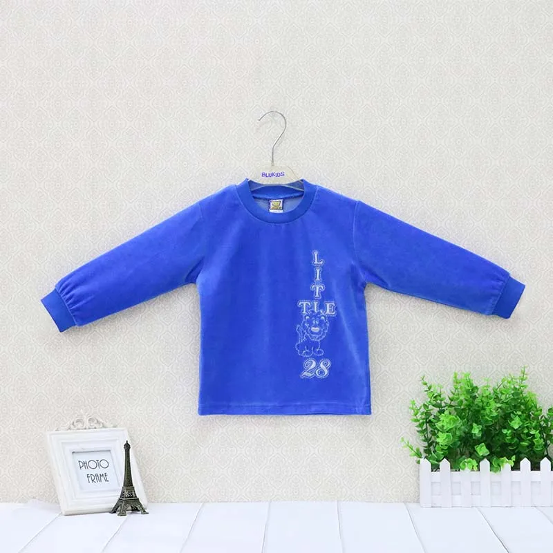 Одежда для маленьких мальчиков Одежда для новорожденных с длинными рукавами г. Блуза для мальчика от 3 до 7 лет, Детские рубашки в новом стиле для новорожденных - Цвет: Синий