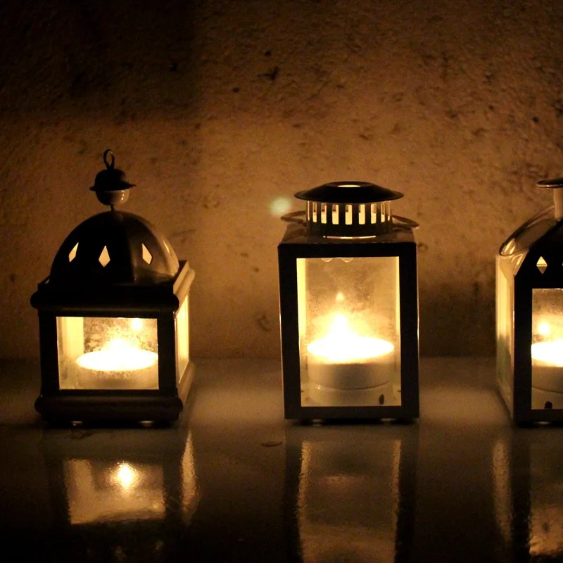 

Home Decor Iron Moroccan Decor Retro Wedding Decor Antique Moroccan Lanterns Hollow Candlesticks