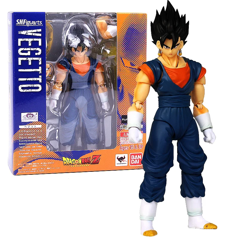 Dragonball SHF Super Saiyan Vegetto Son Goku Vegeta PVC ...