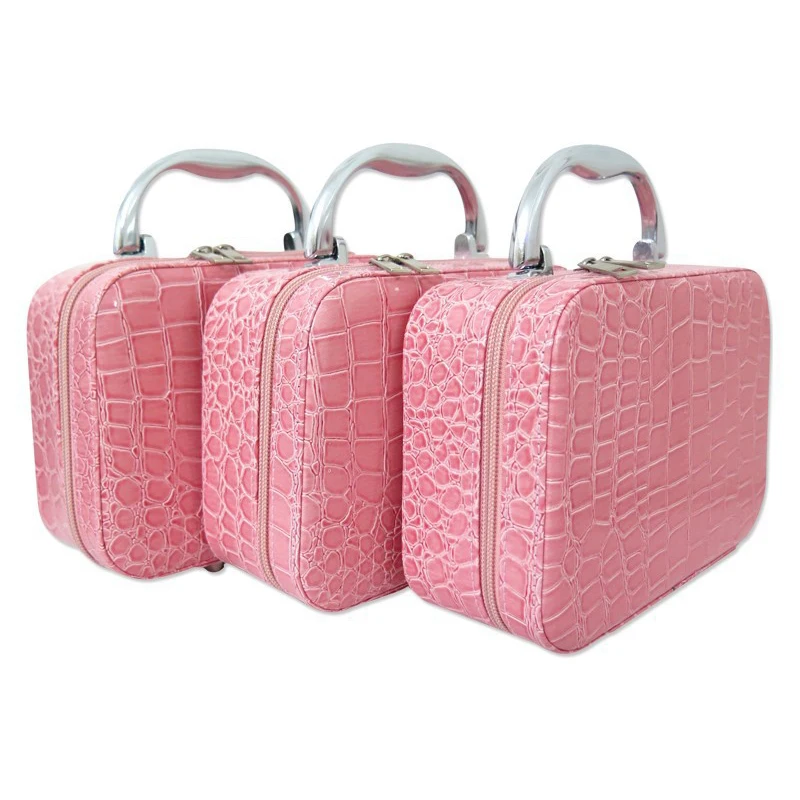 

Wulekue Stone Pattern Portable Cosmetic Bag Large Capacity Makeup Cosmetic Case Travel Wash Bag