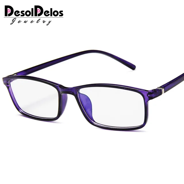 Anti Light Glasses Ray Blue Fashion Anti Blue Fatigue Protection Blocking Goggles Eye Square Radiation Computer 2022 New dark purple