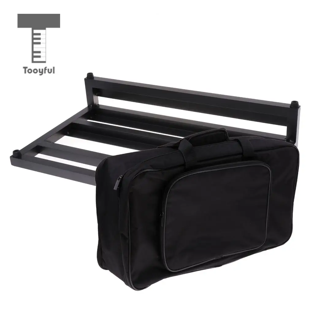 Portable Aluminum Guitar Effect Pedalboard with Gig Bag for Guitar Parts Accessories