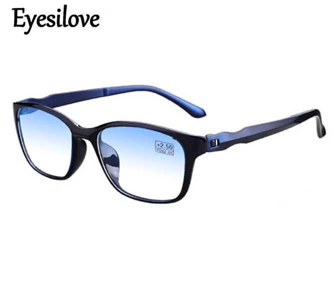 

Eyesilove Fashion Anti blue rays Reading Glasses Men Women High Quality TR90 Material Reading Eyeglasses Prescription +1.0 +4.0