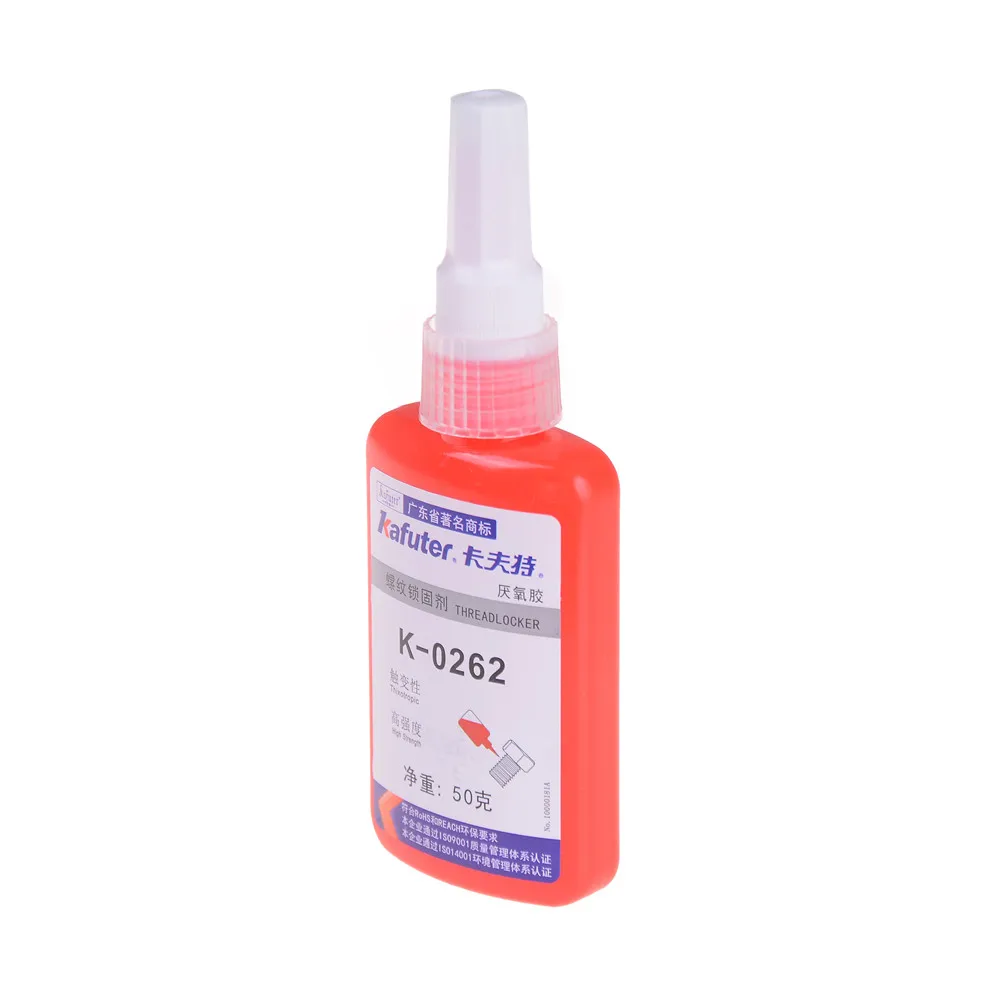 HUXUAN 50g Screw Glue Anaerobic Adhesive  Thread Locking Adhesive Medium Viscosity High Strength Threadlocker
