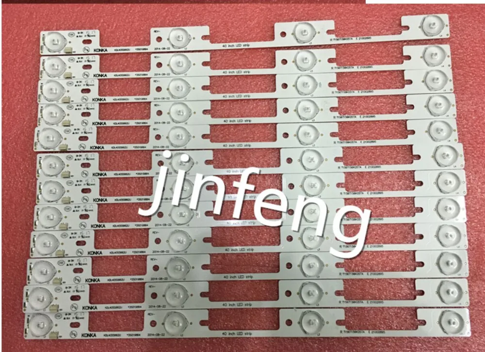 

Оригинальная новая светодиодная лента 10 шт./лот для KONKA KDL40SS662U 35019864 4 светодиодный s 327 мм