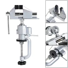 Горячие Мини плоскогубцы зажим на стол скамейка для ювелирных изделий хобби ремесло тиски вращающийся инструмент для ремонта ручные инструменты