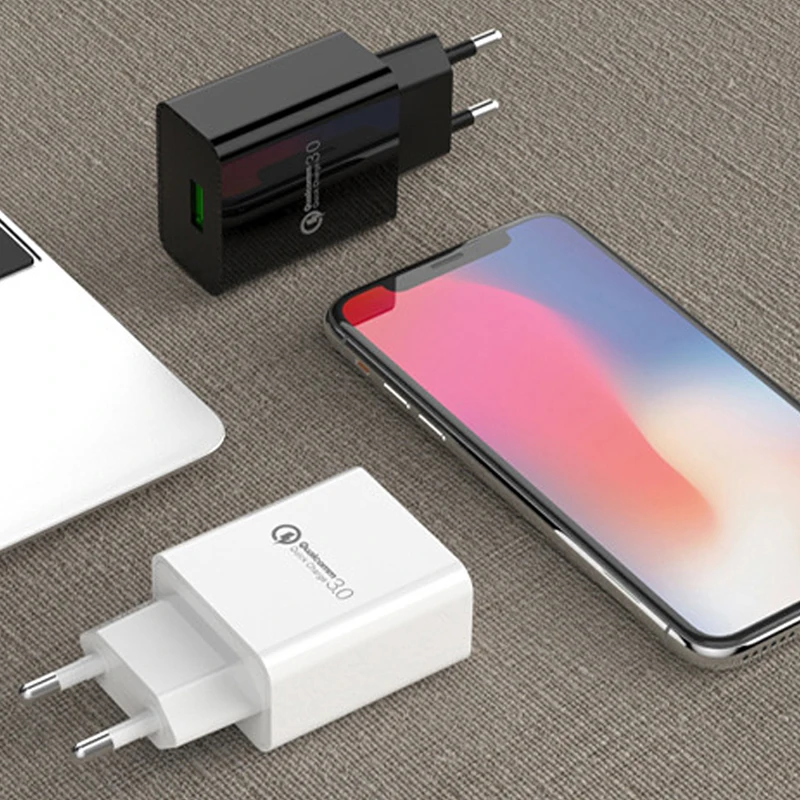 YILIZOMANA быстрое зарядное устройство Быстрая зарядка USB QC 3 0 EU US вилка для iPhone 6 7 8 X XS
