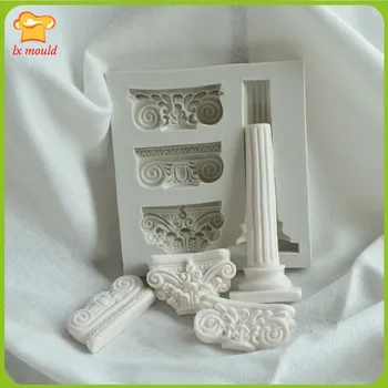 

Fondant silicone mold cake Continental Roman decorative molding around the edge 3D three-dimensional decorative stigma