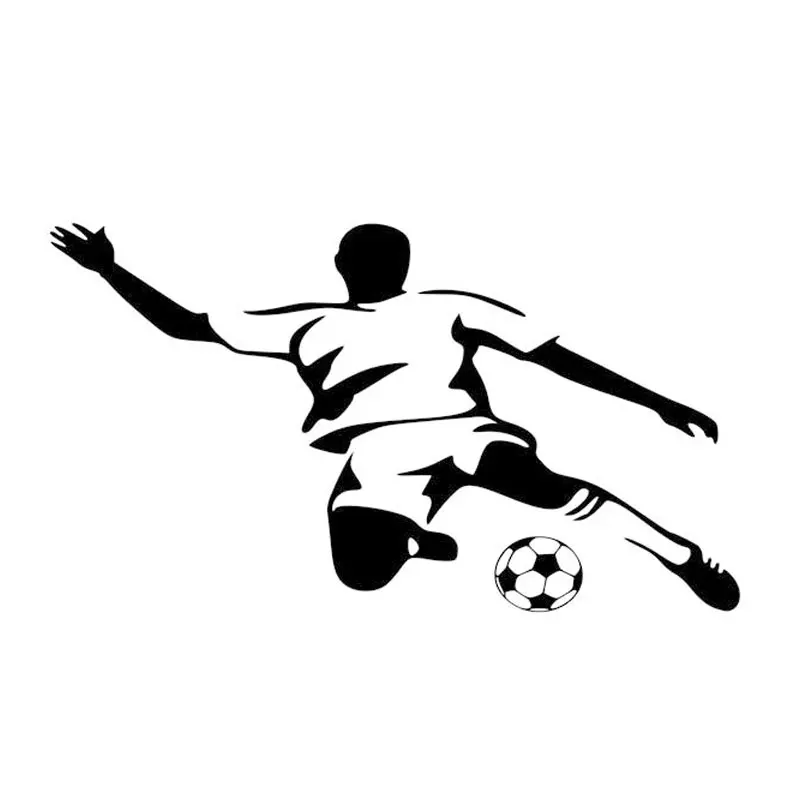 13.8cm*7.5cm Fashion Football Personality Sports Car Stickers Car