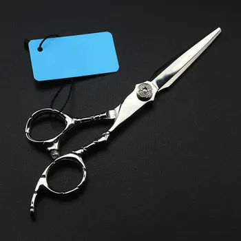 

Upscale Japan 440c 6 '' alligator cut hair scissors cutting barber makas haircut scissor thinning shears hairdressing scissors