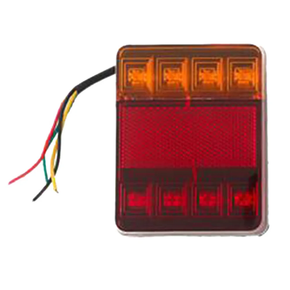 1pcs Car 8 LED Tail Light Rear Lamps Pair Boat Trailer 12V Rear Parts