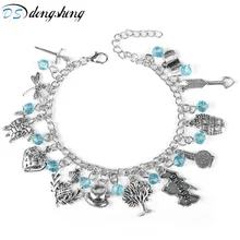 Dongsheng ювелирные изделия Outlander Шарм браслет шотландская тайстл Стрекоза сассенач ручной браслет браслеты Рождественский подарок-25