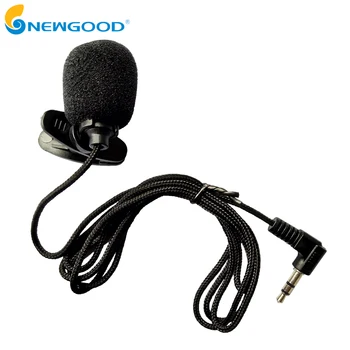 

NEWGOOD Mini Portable Clip-on Lapel Lavalier Microphone 3.5mm Jack Wired Condenser Mic For Voice Amplifier teaching Speeching