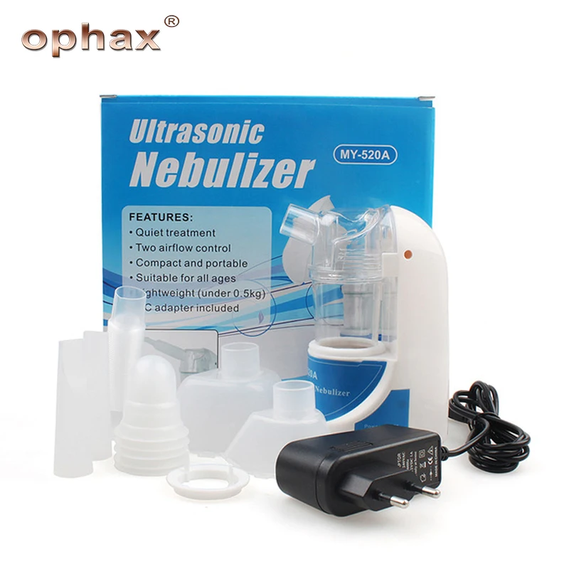 

OPHAX Home Portable Ultrasonic Nebulizer Medical Asthma Inhaler Mini Adults Automizer Children Health Care Inhale Humidifier