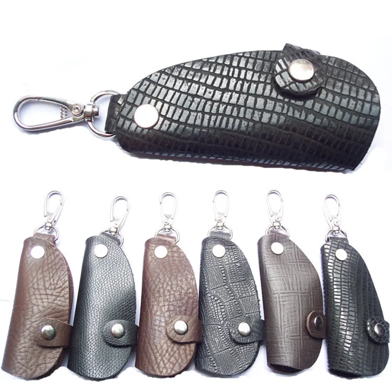 

High Quality Car Housekeeper Key Holder Leather High-End Key Bag Men's Leather Car Key Bag Key Wallet