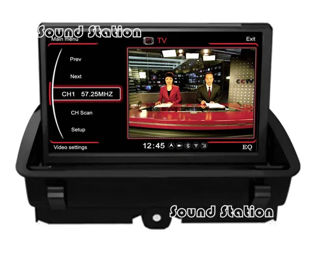 For Audi Q3 Touch Screen Car DVD Radio GPS Navigation Multimedia System