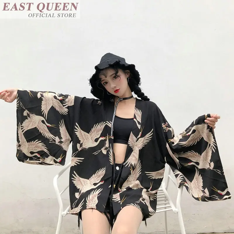 Japanese kimono traditional obi new feeling clothing kimomo japanese cardigan kimono japones women haori A001-2