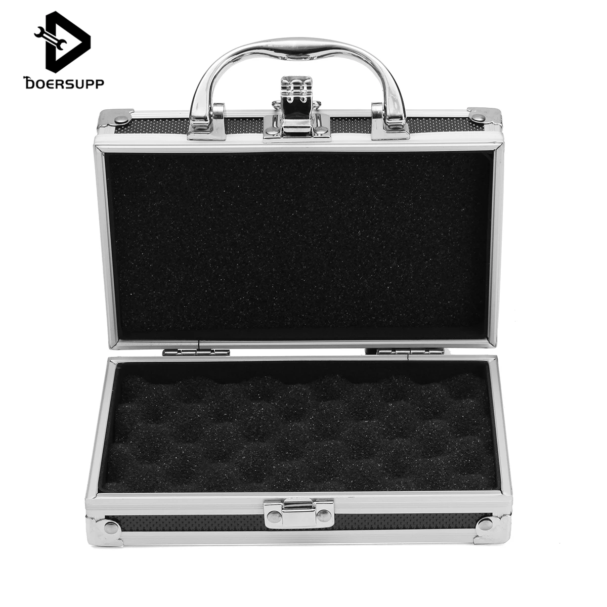 Small Aluminium Alloy Tool Box Case Portable Handle Hardware Tool Storage Case Outdoor Travel