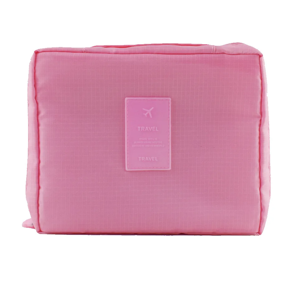 Серый цвет, простая медицинская сумка для хранения лекарств для женщин, водонепроницаемая EVA сумка для первой помощи, переносная косметичка для людей, наборы для экстренных ситуаций - Цвет: Розовый