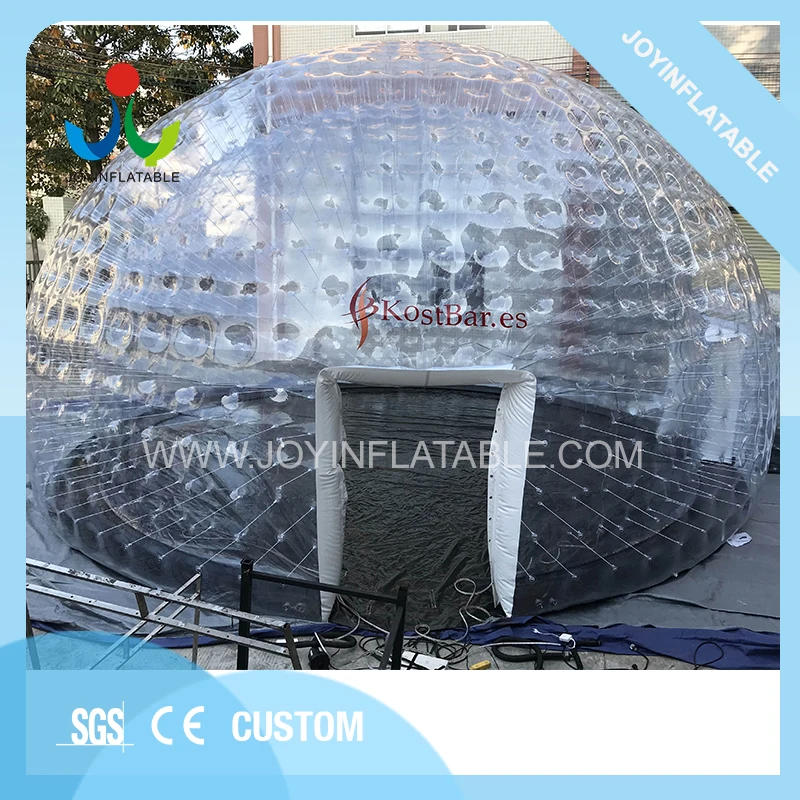 

Dia 10M Large Inflatable Transparent Igloo Tent For Party Event With Tunnel