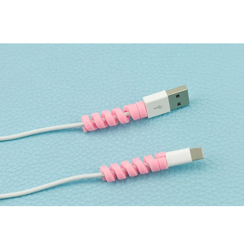 10 шт. защитный чехол для Apple iPhone USB Кабель зарядного устройства Шнур SD998