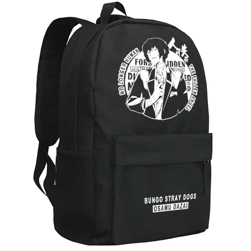 Anime bungou Perros mochila escolar libro Bolsas para adolescentes casual Travel mochila