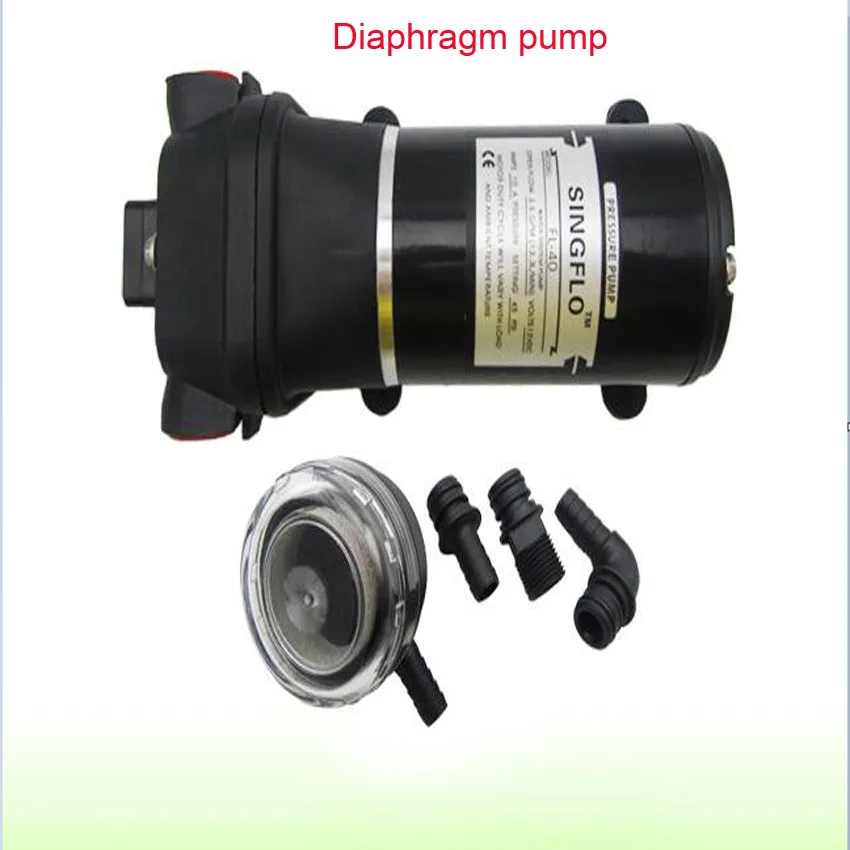 

1PC FL-40 DC 17L/min 40psi 12v Water Pump Micro Diaphragm Pump Great For Marine and RV Use