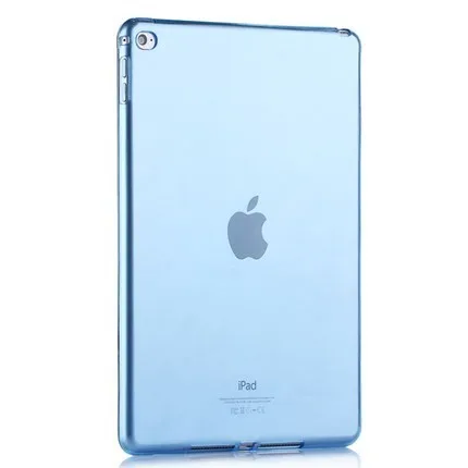 Мягкий чехол для iPad mini 4 5 7,", силиконовый чехол, прозрачный мягкий чехол из ТПУ, тонкий прозрачный чехол для iPad mini5 - Цвет: Blue for mini 4 5