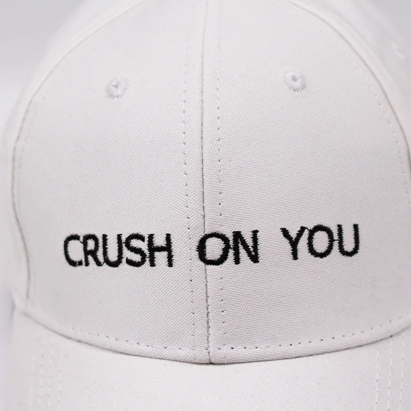 Crush On You вышивка Snapback Кепки хип-хоп пара Любовник шляпа лето папа Шапки Для женщин Для мужчин Trucker Бейсбол Кепки s повседневное регулируемый