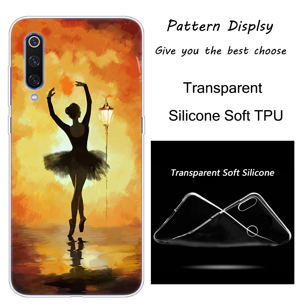 Katedral Det Disse Ballerina Ballet Dancing Silicone Case For Xiaomi Pocophone F1 9T 9 9SE 8  A2 Lite A1 A2 Mix3 Redmi K20 7A Note 4 4X 5 6 7 Pro S2|Phone Case & Covers|  - AliExpress