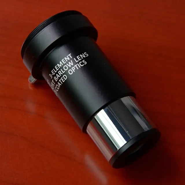 CELESTRON 3X Barlow Metal Multi Coated Double Lens 3 Element APO with