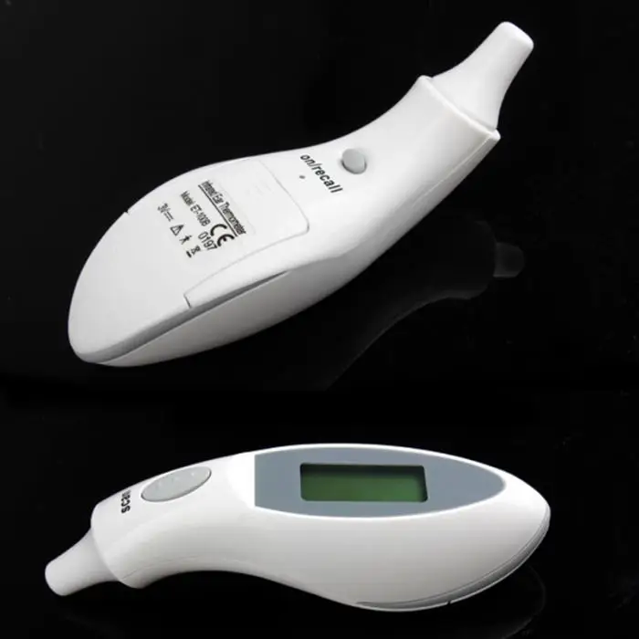 Недавно Портативный цифровой ушной инфракрасный ИК-термометр для взрослых Детские взрослых тела Температура