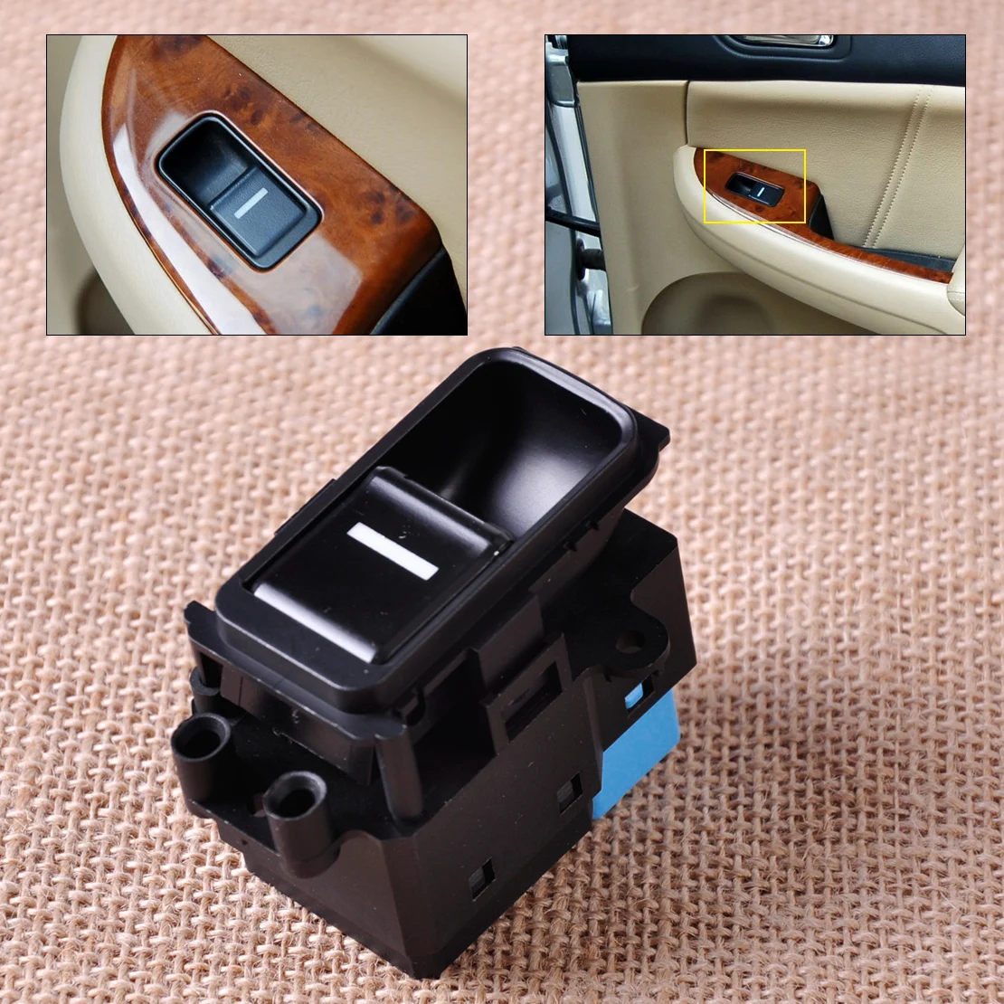 

CITALL Rear Left & Right Window Control Switch 35770-SDA-A01 35770SDAA01 for Honda Accord 7th Gen 2.4L 2003 2004 2005 2006 2007