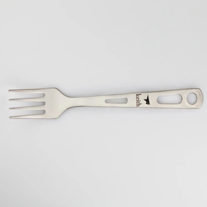 Keith Venta caliente titanio Tenedores cuchara cuchillo cubiertos Sets al aire libre Vajilla portátil camping picnic viajar ultraligero 53g ti5310