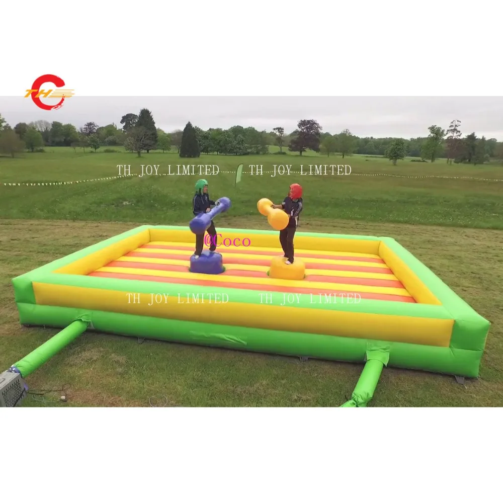 free air ship to door,Outdoor inflatable interactive sports gladiator