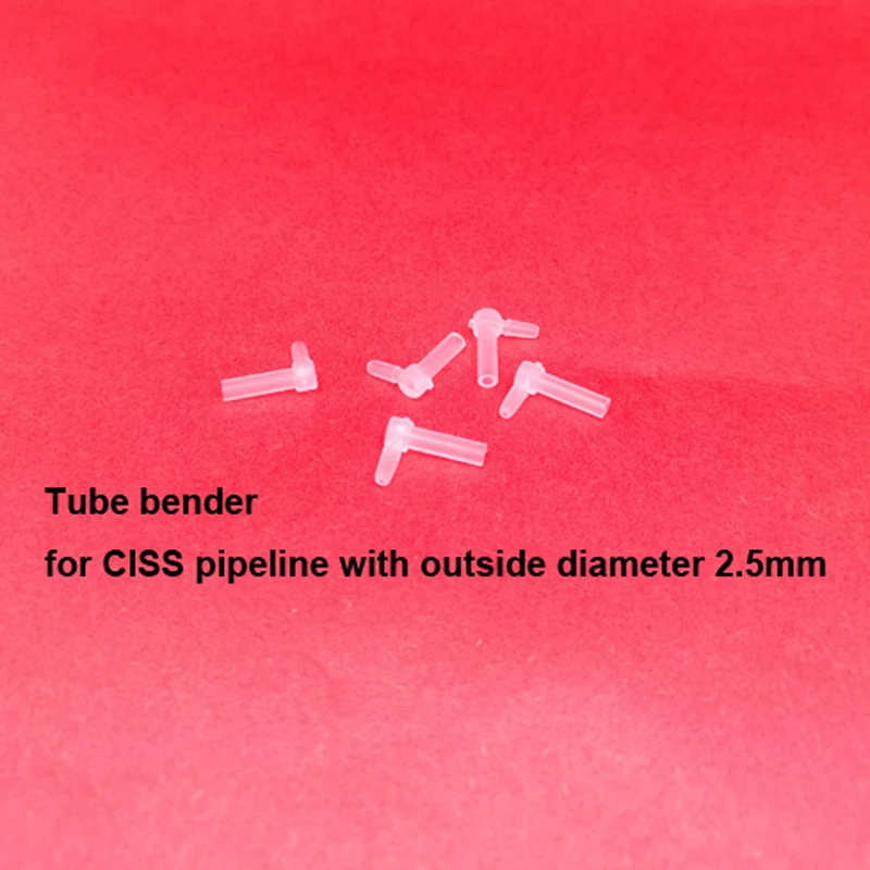 YOTAT 5 шт. детали для системы бесперебойной подачи чернил СНПЧ колено патрубка L изогнутая трубка изгиб трубопровода локоть для Epson hp Canon Brother принадлежности для СНПЧ