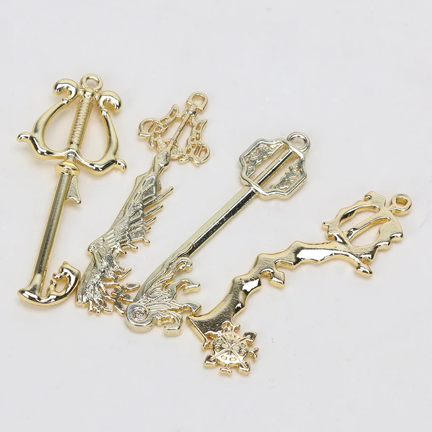 Kingdom Hearts Keyblades Pendant Best Sora Keychain Disney Necklace Kingdom Hearts Keyblades Pendant Best Sora Keychain Disney Necklace Video Games Merch Kingdom Hearts Kingdom Hearts Necklace Kingdom Hearts Pendants Necklace