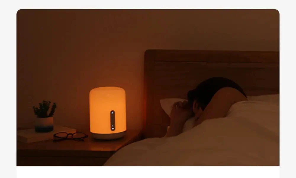Прикроватная лампа Xiao mi 2, умный светильник, голосовое управление, сенсорный выключатель, mi home app, светодиодная лампа apple Homekit Siri& little love clock