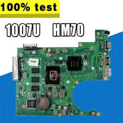 Оригинальный X200CA Mianboard для ASUS X200CA материнская плата для ноутбука REV: 2,1 с 1007U 4G Оперативная память HM70 USB3.0 плата 100% тестирование S-4