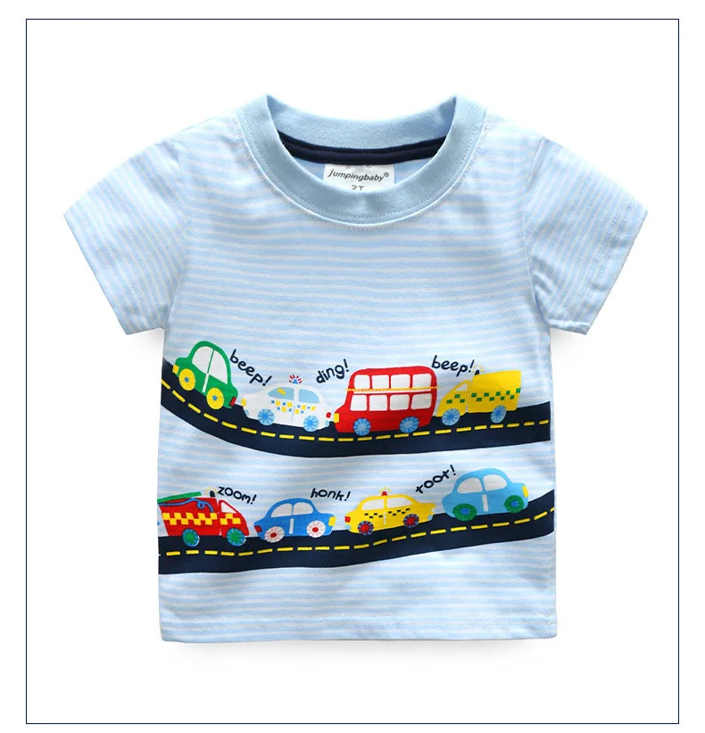 2017 New Brand top quality kids clothing summer boys short sleeve O-neck t shirt Cotton embroidery cartoon striped tee tops HTB1pJn2QFXXXXbzXFXXq6xXFXXXb - 2017 New Brand top quality kids clothing summer boys short sleeve O-neck t shirt Cotton embroidery cartoon striped tee tops