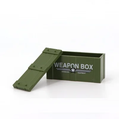 

Armory Ammunitions Box MOC army military weapon accessories DIY mini figures Building Block Brick original mini figures toy