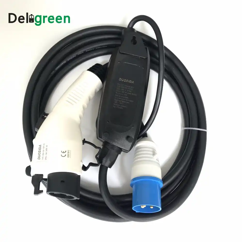 Detail Feedback Questions About Duosida Rapid Ev Car Charger 16a Duosida Rapid Ev Car Charger 16a Level1 250v Portable Blue Cee Plug Mode1 Dc Charging