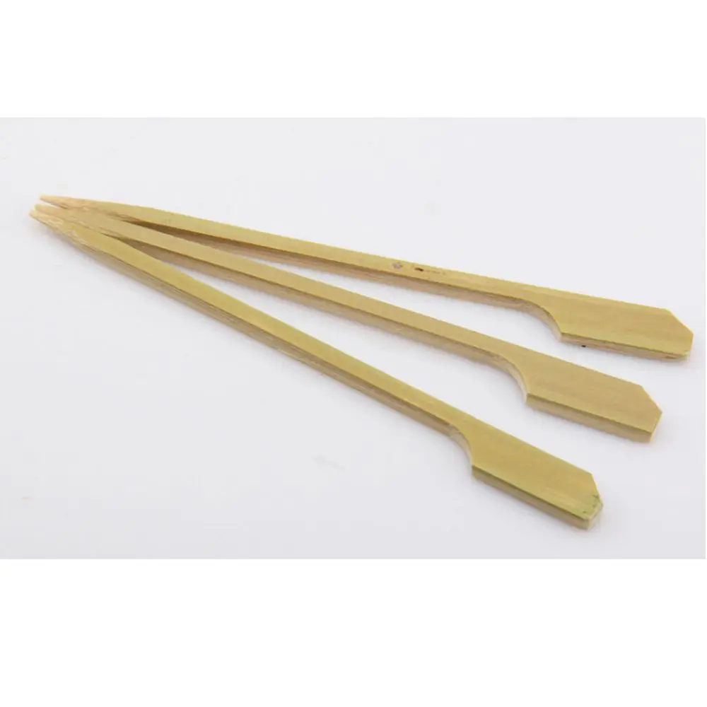 Горячая Распродажа 40 шт. деревянные бамбуковые палочки для барбекю одноразовые коктейльные палочки для вечеринок принадлежности для барбекю Кухонные аксессуары