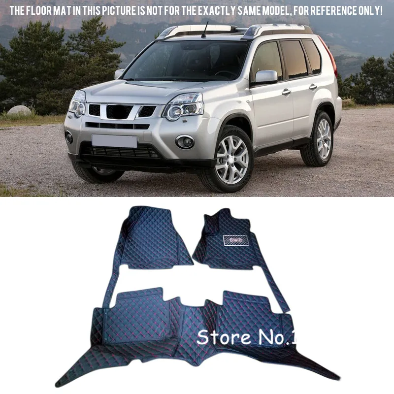 

For Nissan X-Trail 2008-2013 T31 Interior Custom Car Rug Pads Carpets Car Styling Floor Mat