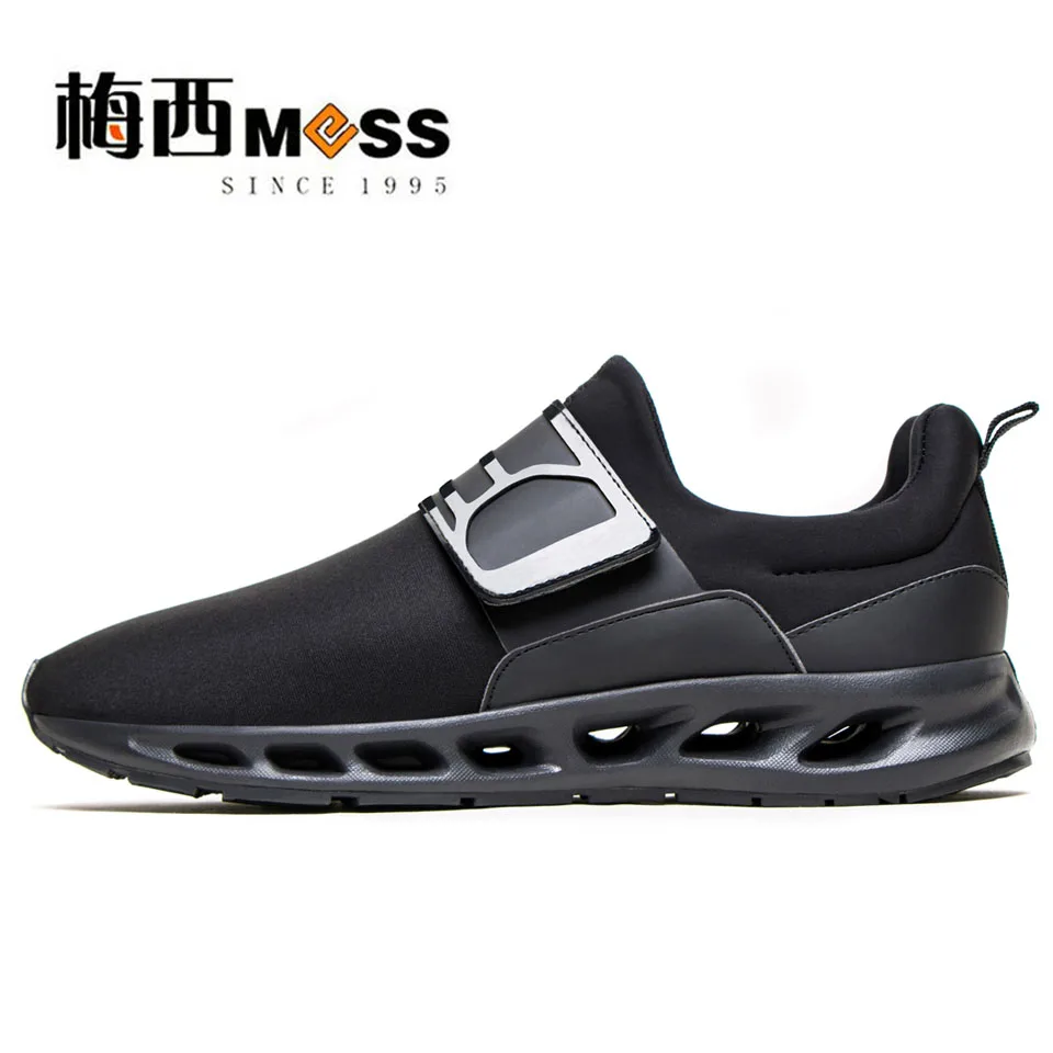2017 air mesh men casual shoes breathable black comfortable trainers meixi brand shoes men