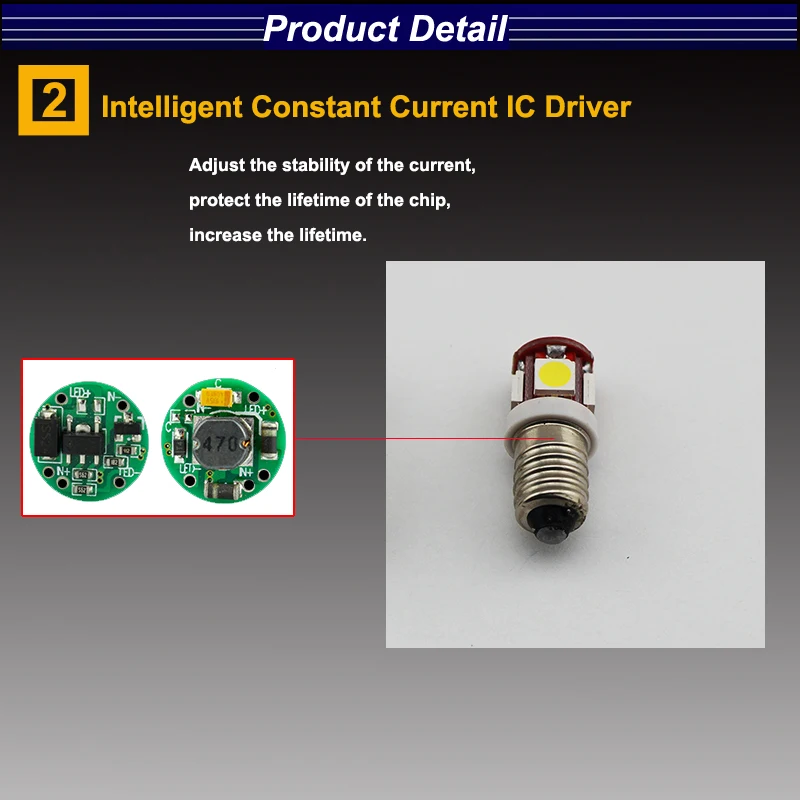 E10 5SMD 5050 6V2