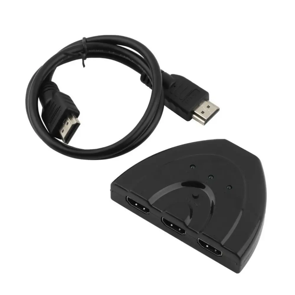 Universal 3 Port Auto HDMI Switch Switcher Splitter Hub Box Adapter 3D Full HD 1080p For HDTV Computer Projector LCD TV Player Universal 3 Port Auto HDMI Switch Switcher Splitter Hub Box Adapter 3D Full HD 1080p For HDTV Computer Projector LCD TV Player