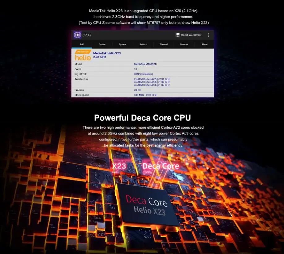 Teclast M20 планшет с 10 1 дюймовым дисплеем четырёхъядерным процессором MT6797 X27 ОЗУ 4 Гб