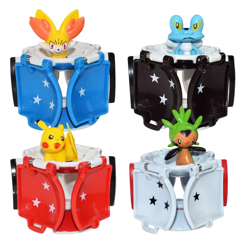 Фигурки Аниме игрушечные 7 см Pokeball мяч с монстрами Poke Ball модель супер мастер всплывающие игрушки для детей Подарки